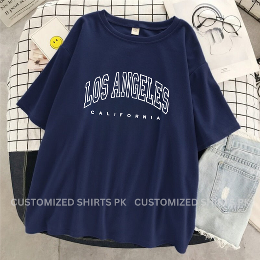 Los Angeles Navy Blue T-shirt