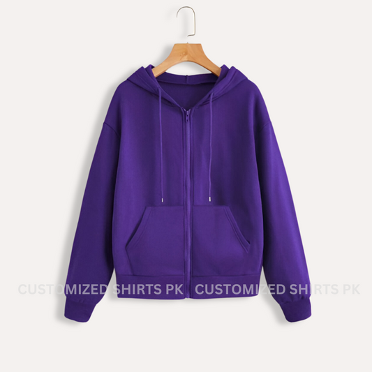 Basic Purple Zipper