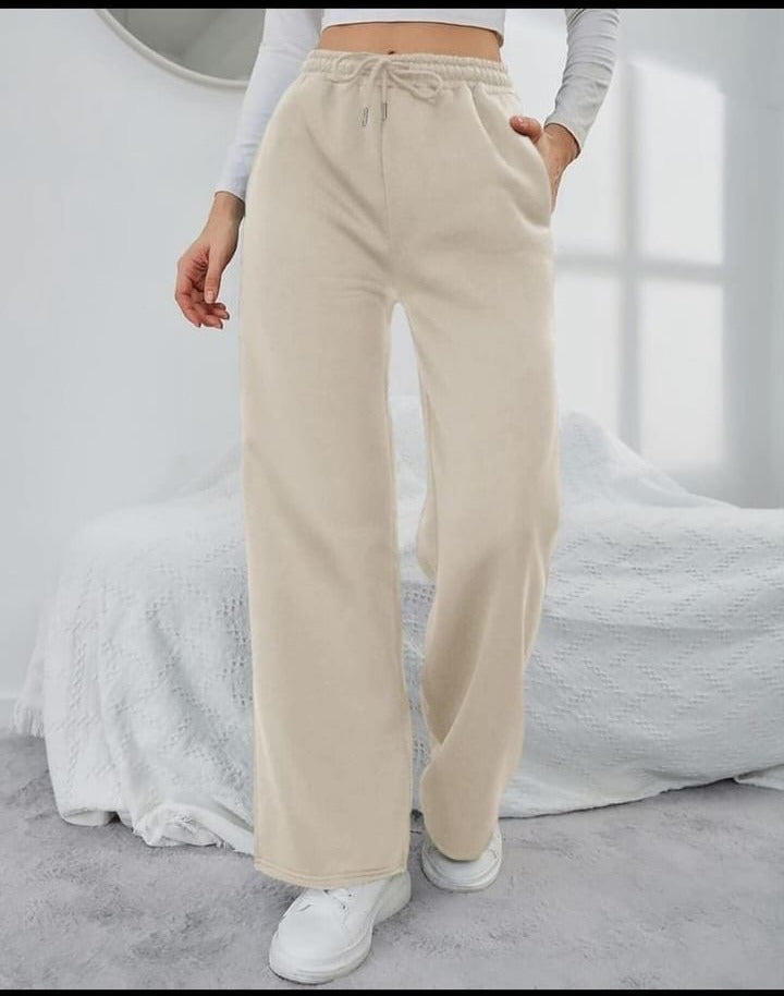 Basic Beige Flapper Trouser
