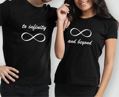 Infinity & Beyond Couple Shirts